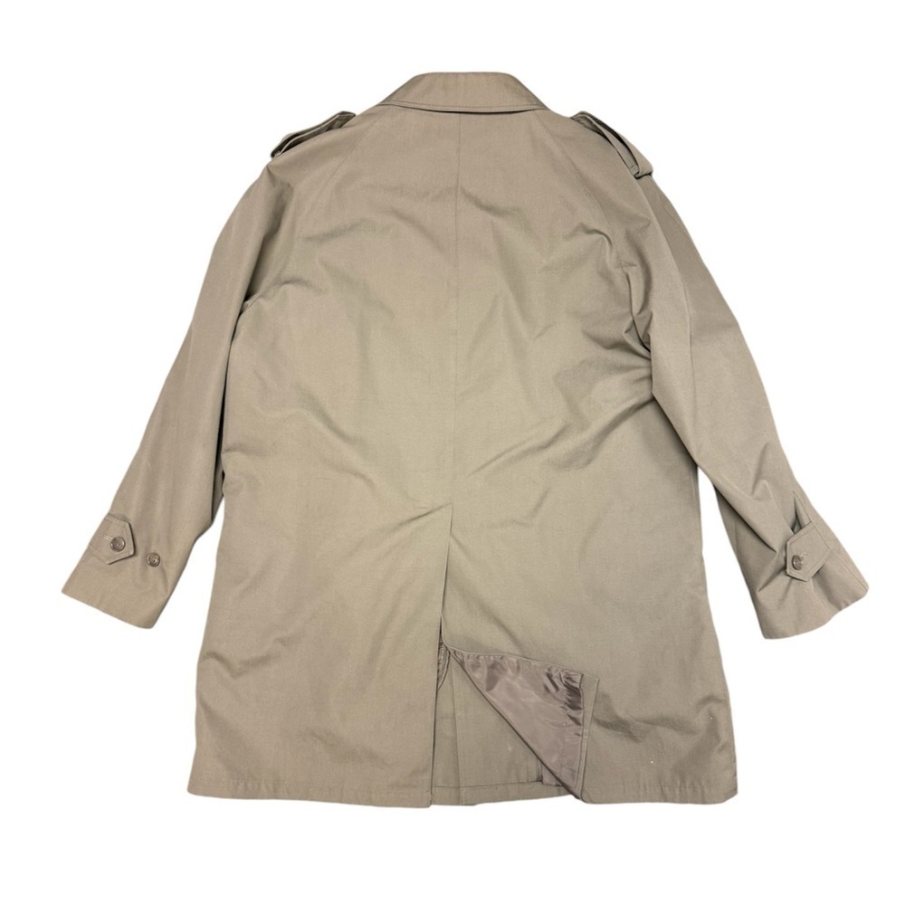 Oleg Cassini Signature Collection Vintage 80s Trench Coat - Size 46 Regular - Picture 4 of 16